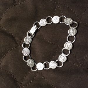 Silver Tone Link Bracelet by Sarah Coventry